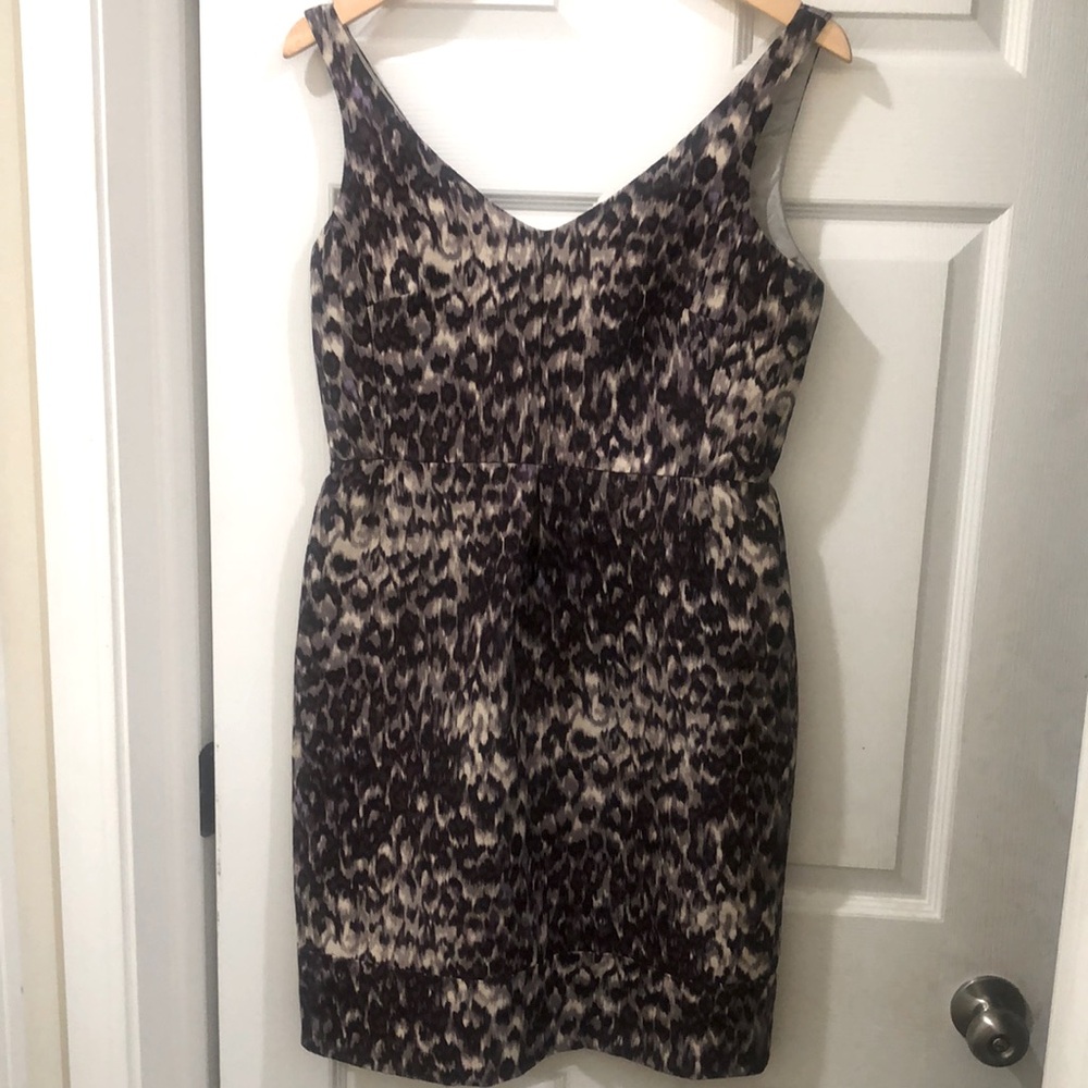 JCrew NWOT leopard dress